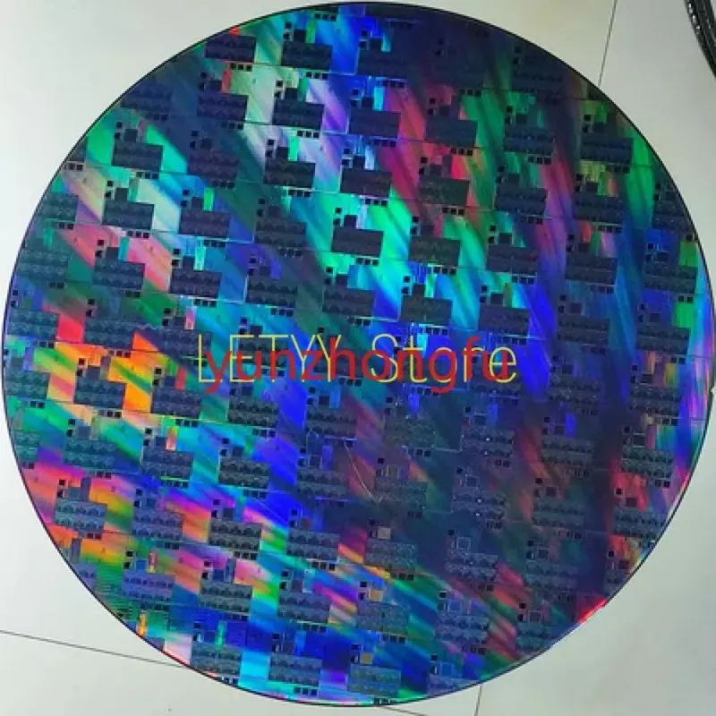Schaltung Chip Halbleiter Silizium Wafer 12 Zoll CPU Wissenschaft Technologie Pendel Stück Geburtstags geschenk Foto ätzen
