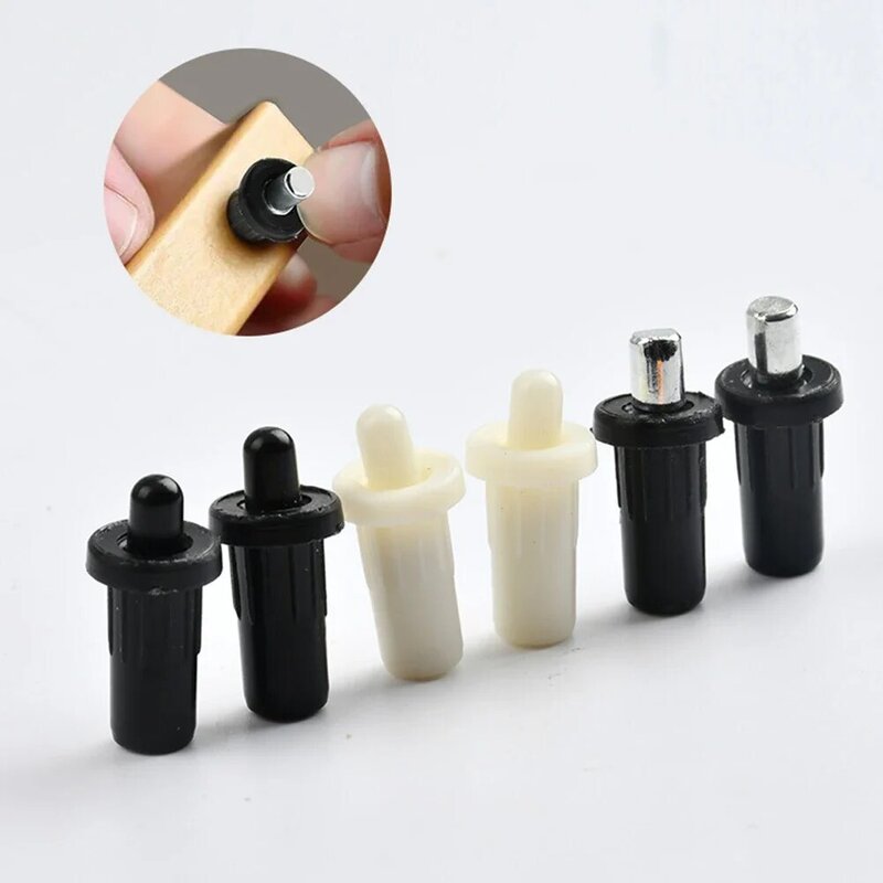 High Quality New Practical Spring Pins 10pcs Shutter Louver White 8cm Holes Black For Opening 7cm Old Rolled Steel
