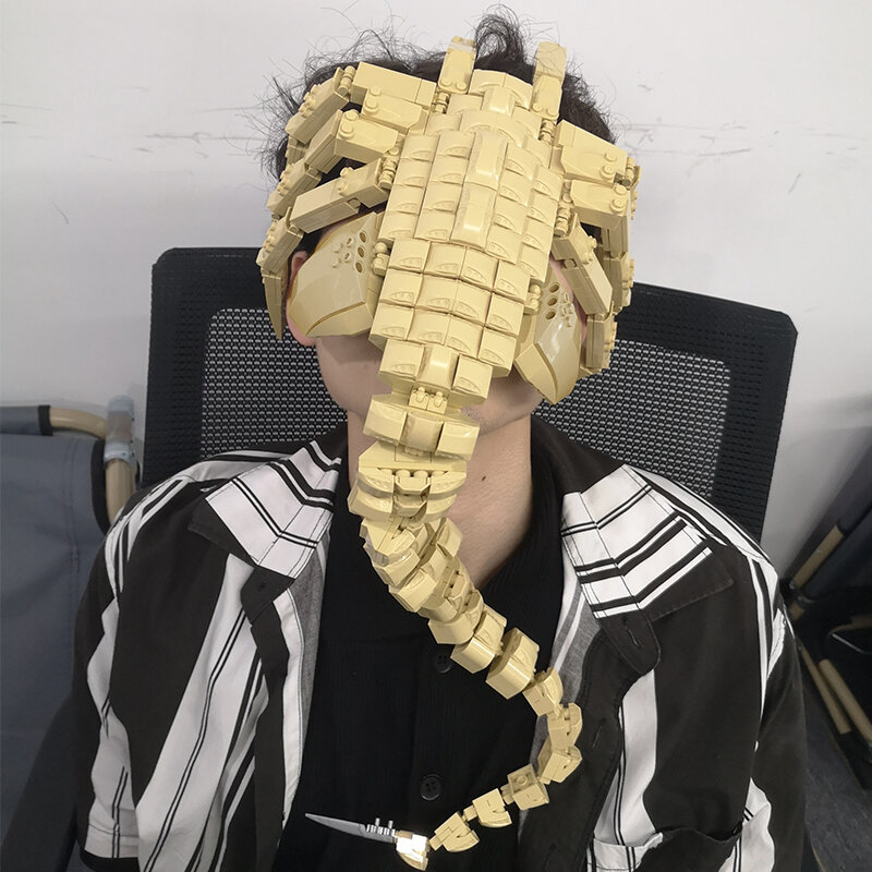 Aliened Predator Facehugger Kit de bloques de construcción MOC Parasite Scorpion Cosplay Prop Monster Figure Brick Set DIY Kid ToyGift
