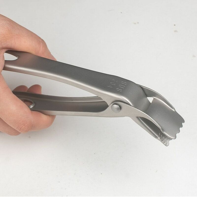 Anti Slip Handle Anti Scald Clip Compact Black Anti Scalding Disc Clamp Spring Design Bowl Gripper Home