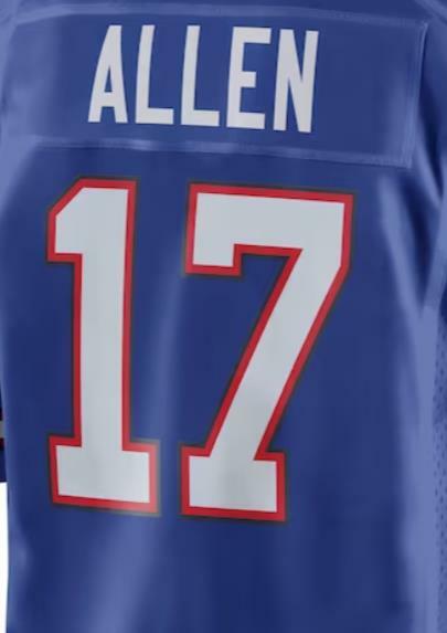 Cheap Embroidered Buffalo American Football Jersey Name No. 17 Josh Allen 14 Stefon Diggs Sports Shirts