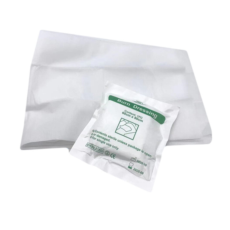 10Pcs Medical Burn Dressing Non-woven Scald Pad Anti-infection Wound Care Burns Skin Trauma Emergency First Aid Accessories