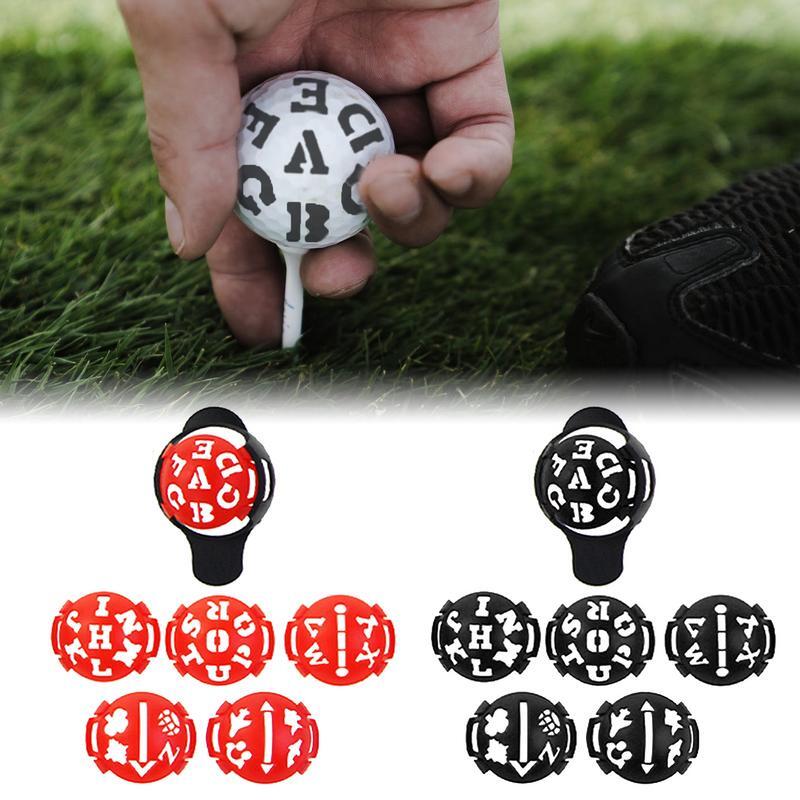 Piłka golfowa Marker golfowy akcesoria Scriber pomoce szkoleniowe piłka golfowa wkładki do skryby szablon znacznika rysowania narzędzie wyrównujące