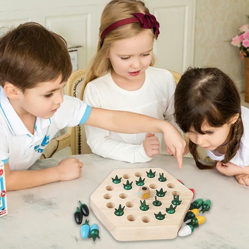 Color Matching Game for Kids, Cenoura Forma, Classificando Jogo da Memória, Early Developmental Toy, Montessori Tabuleiro de Xadrez Educacional