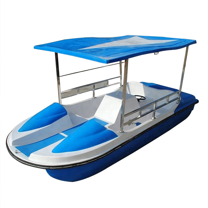 Barco de bicicleta con Pedal de agua para 4 personas, piscina al aire libre, lago, Diseño Popular