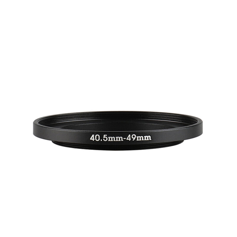 Aluminium Zwart Step-Up Filterring 40.5Mm-49Mm 40.5-49Mm 40.5 Naar 49 Adapter Lens Adapter Voor Canon Nikon Sony Dslr Cameralens