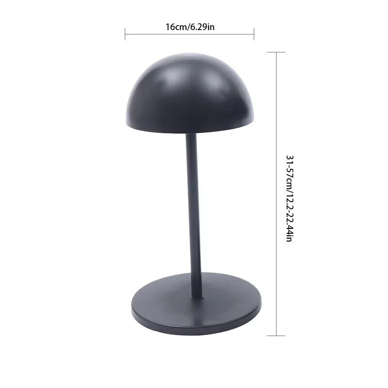2Pcs Metal Hat Rack Tabletop Hat Display Freestanding Holder Hat Storage Stand  Adjustable Height