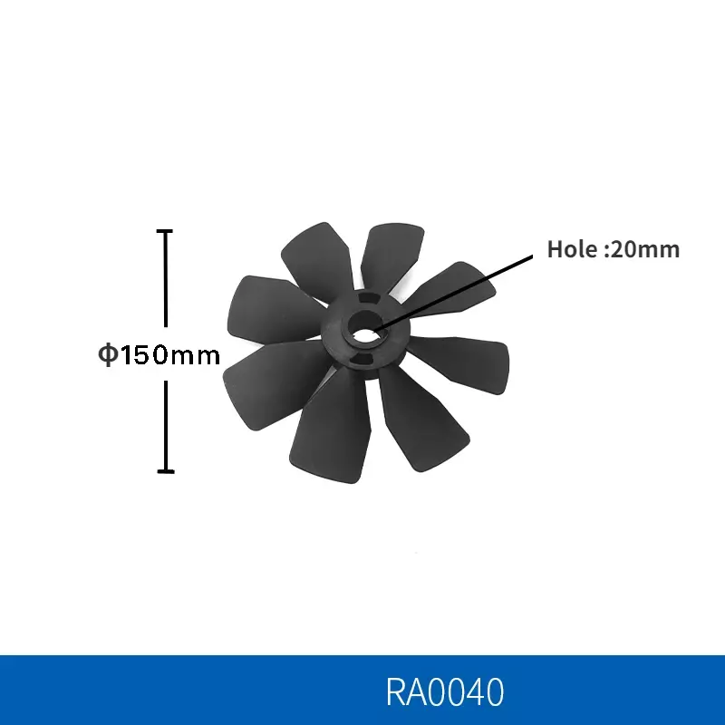 Крышка вентилятора для вакуумного насоса BUSCH RA0063 RA0100 RA0202D RA0160 RA0202, крышка вентилятора, радиальный вентилятор с осевым потоком