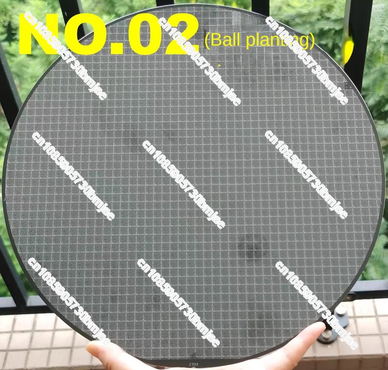 Wafer power component IGBT MOSFET silicon wafer, semiconductor lithography chip, chip display