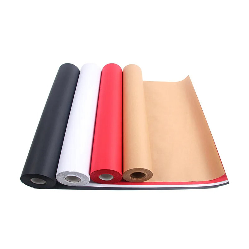 Kertas Kraft coklat Ideal untuk rol pembungkus Hadiah untuk kerajinan seni bergerak pengiriman lantai menutupi dinding 100% bahan daur ulang