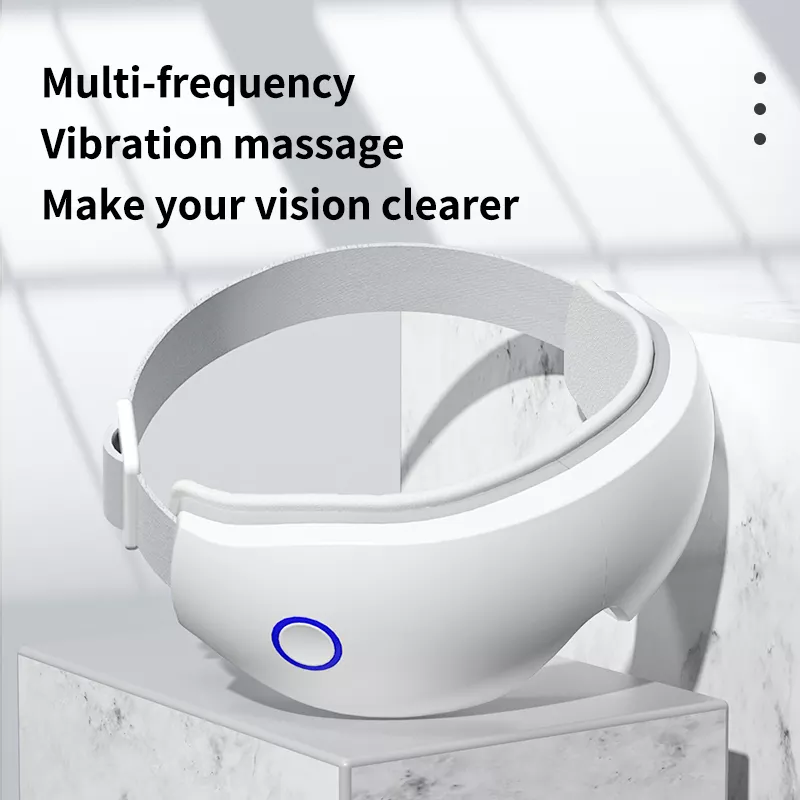 Portable electric vibration heated eye massager mask Rhythmic and multi-frequency vibration care for eyesight relax eye fatigue