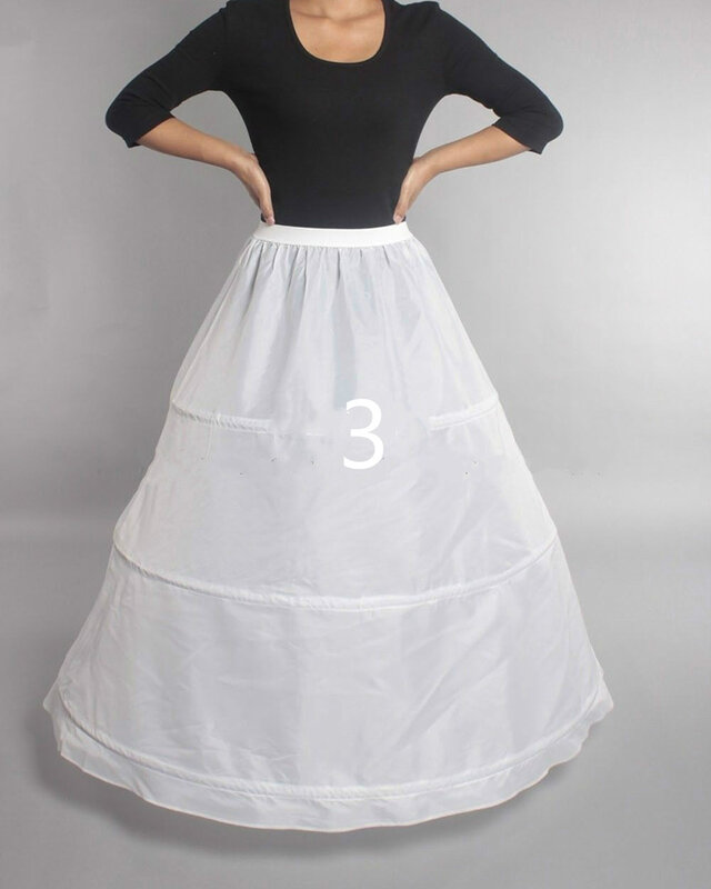 Free Shipping Cheap White Petticoat Underskirt For Ball Gown Wedding Dress Mariage Underwear Crinoline Accessories