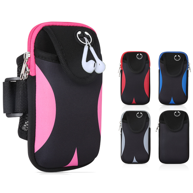 2024 New Sports Arm Bag Running Arm Belt Multi-functional Men's And Women's Wrist Bag Mobile Phone Arm Bag