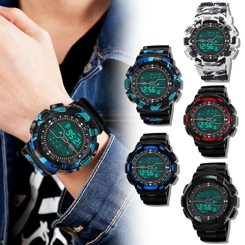 Sport Männer Uhr Top Marke Wasserdichte Gummi Armband Armbanduhr Uhren Für Mann Freies Verschiffen Reloj De Pulsera Hombre Geschenk