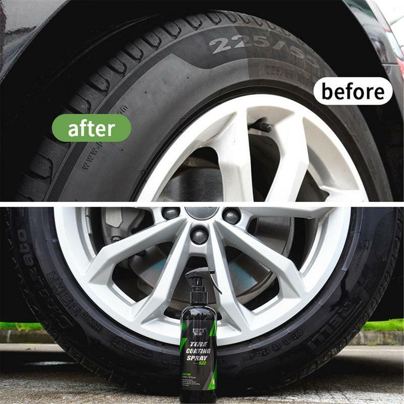 300ml Autoreifen-Glanz spray Mehrzweck-Reifenrad-Überholung mittel Reiniger Reifen glanz mittel für dauerhaften Schutz