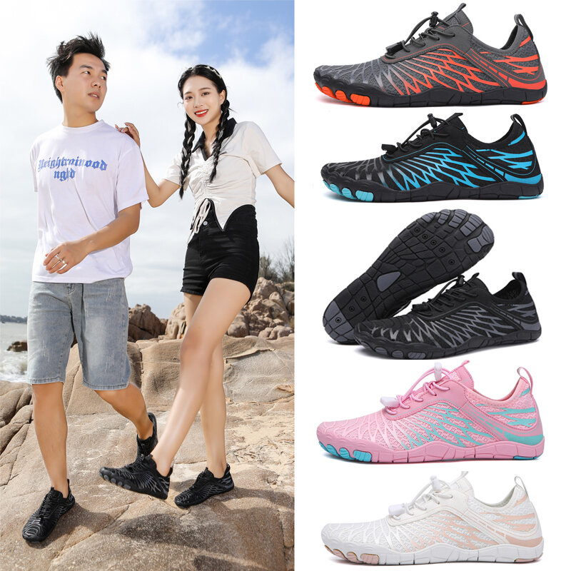 Swimming Shoes For Men Women Diving Sneaker Barefoot Outdoor Beach Non-slip Quick Dry Trekking Wading Shoes Surf Wading Sneakers