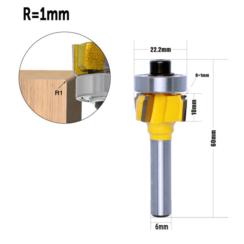 Router Bits Milling Cutter 1 Pc/set Cemented Carbides Edge Banding Cutter Engraving Machine Trimming Milling Cutter