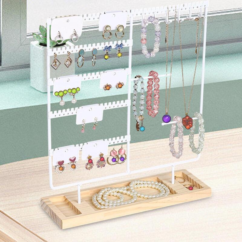 Jewelry Rack Display Multifunction Rings Decorative Bracelet Display Rack for Shopping Mall Jewelry Props Live Broadcast Dresser