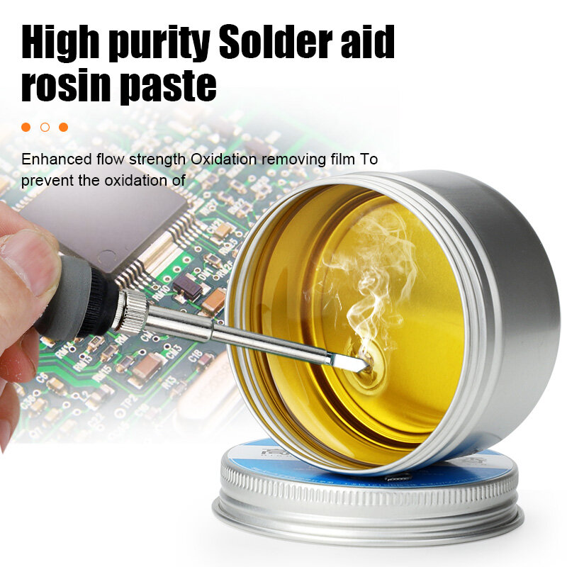 KELLYSHUN High Purity Rosin Electric Soldering Iron Repair Welding Paste Lead-free Soldering Tin Soldering Oil Soldering Flux