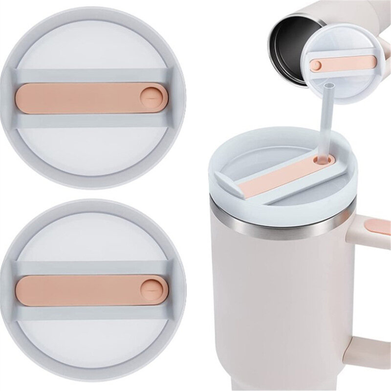 Tapas de repuesto para tapa de taza, accesorios coolcells para taza Stanley de 40 oz con asa, compatible con Quencher H2.0