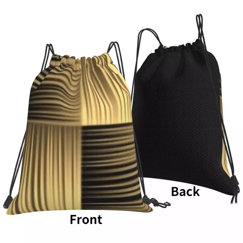 Fashion 3D Backpacks Fashion Portable Drawstring Bags Drawstring Bundle Pocket Sports Bag Book Bags For Man Woman School