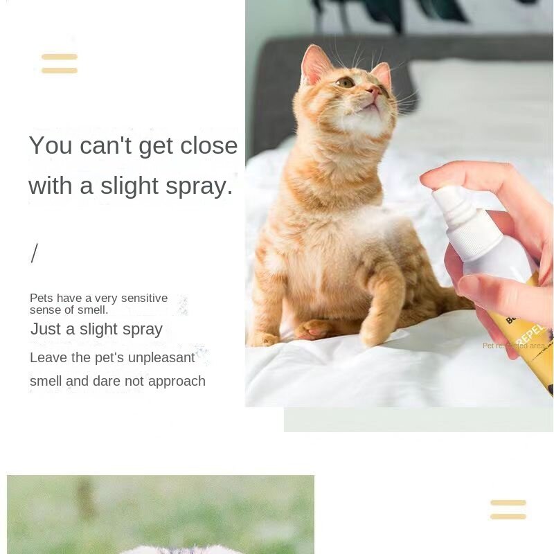 Forbidden Area Spray 120ml prevent cats from getting into bed and pulling urine anti-dog urine spray indoor dog toilet inducer