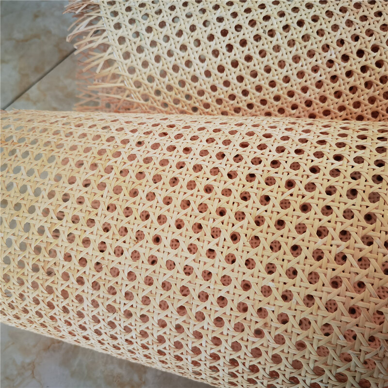 Sangle de canne naturelle de 20-70CM de Long, 40-55CM de large, rouleau de rotin en véritable indonésie, décoration murale, matériel de réparation de meubles