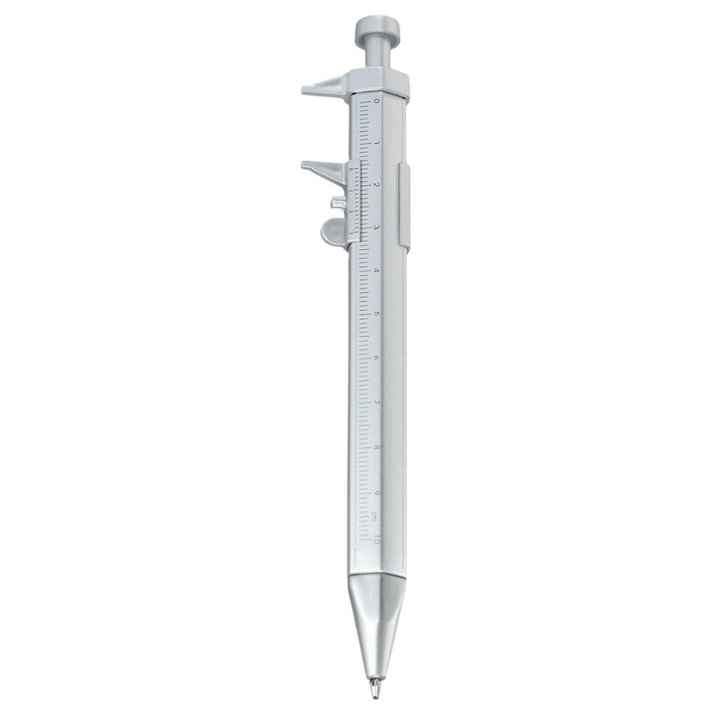 Штангенциркуль с нониусом, ручка с гелевыми чернилами 0,5 мм