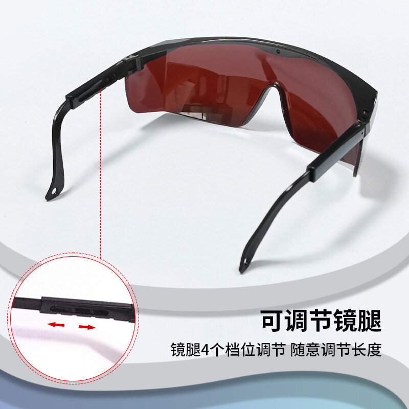 Óculos de proteção laser bloqueando comprimento de onda uv luz azul verde laser infravermelho óculos
