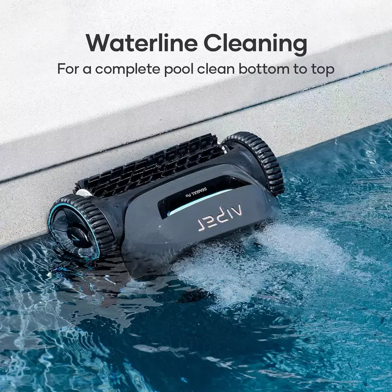 Cordless Robotic Pool Vacuum Cleaner, Wall Climbing Pool Vacuum Lasts Up To 150 Mins,In-Ground Pools Up To 1,600 Sq.ft 2024 New