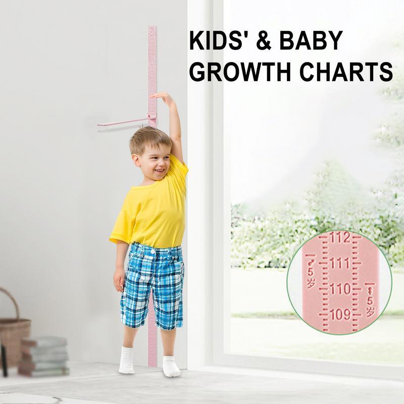 Tabla de altura 3D para niños, tabla de crecimiento extraíble, regla 3D, medición de altura para salas de estar