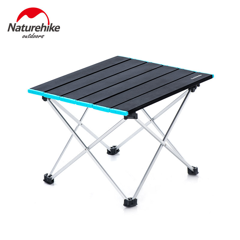 Naturehike Camping Table Ultralight Portable Folding Camping Table Collapsible Roll Up Aluminium Foldable Fishing Table
