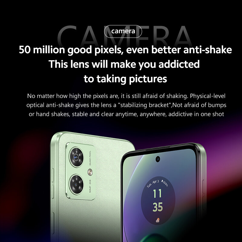 Motorola Moto G54 6.5 ''5G Smartphone Mediatek Dimensity 7020 8Gb 128Gb 120Hz Lcd-Scherm 5000Mah Batterij 50mp Camera Moblie Phon