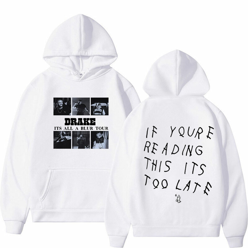 Hiphop Superster Drake Heren Hoodie Heren En Dames Mode Eenvoudig Sweatshirt Herfst En Winter Street Trend Grote Hoodie