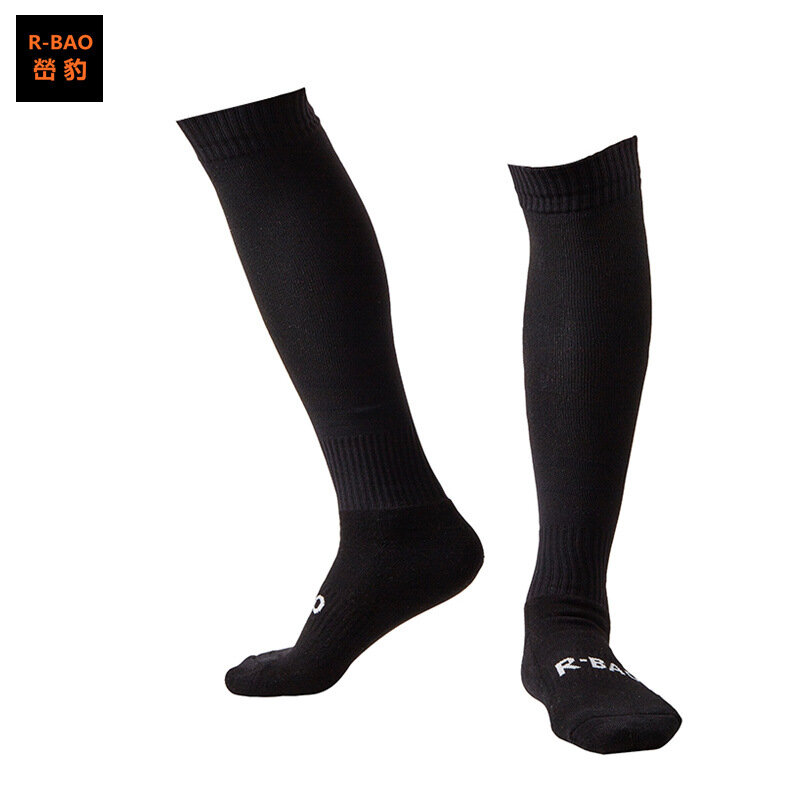Мужские утепленные чулки до колена, Спортивные Компрессионные футбольные носки