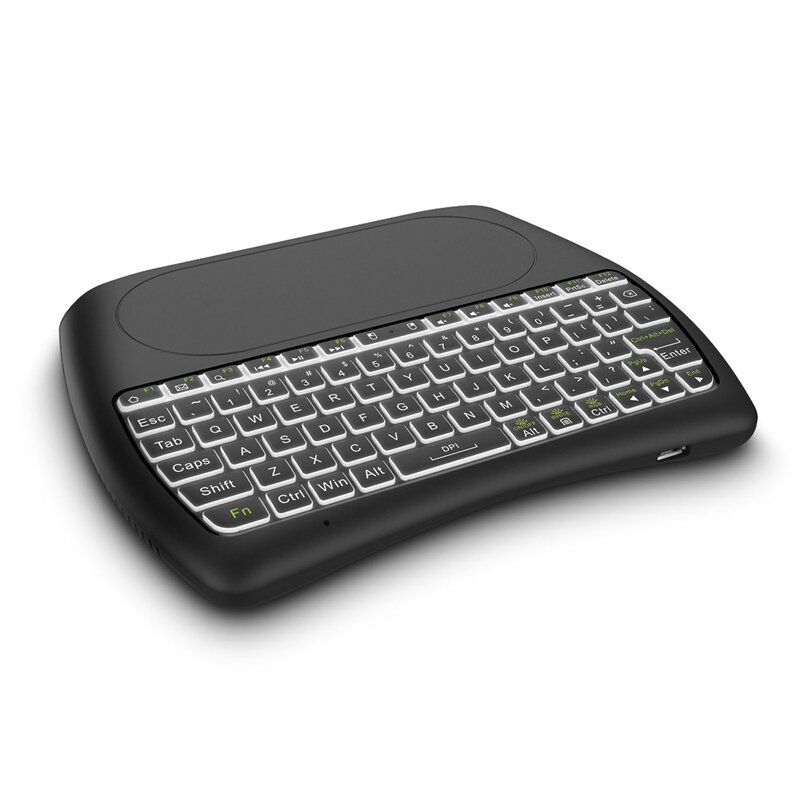ミニワイヤレスキーボードd8,Bluetooth,バックライト,2.4g,空気マウス,タッチパッド,テレビボックス用