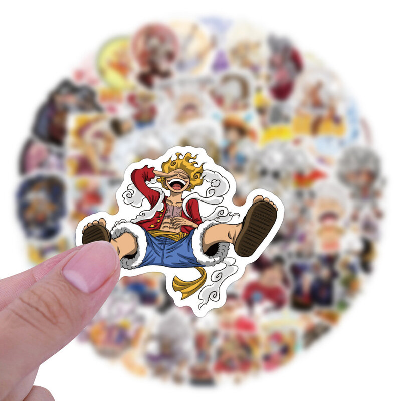 10/30/50/110pcs One Piece Luffy Gare 5 Anime Stickers Cartoon Waterproof Decals Motorcycle Laptop Car Cool Decoration Stickers