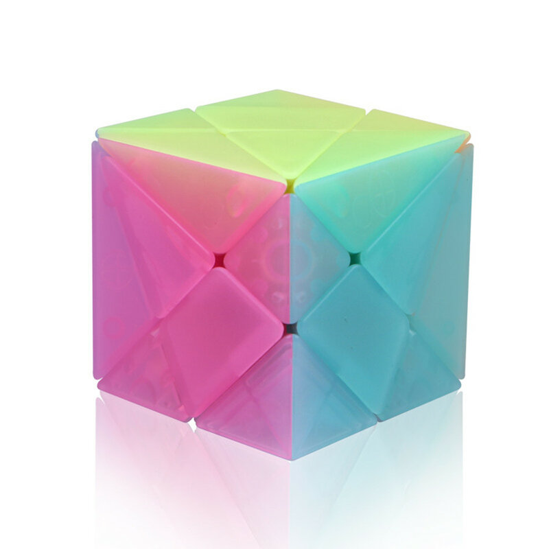 QIYI-Cube de Vitesse Magique Professionnel Sans Autocollant, Puzzle de 3x3
