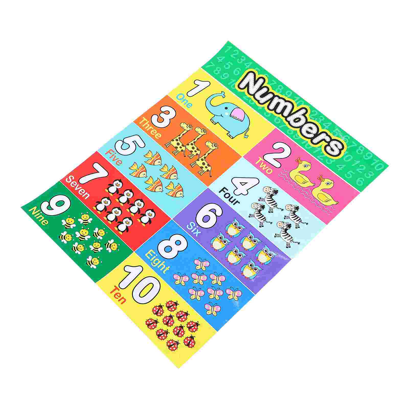 Children's Toysations English Alphabet Hanging Picture Preschool Toddler Toy Ornament Paper Wall Educational