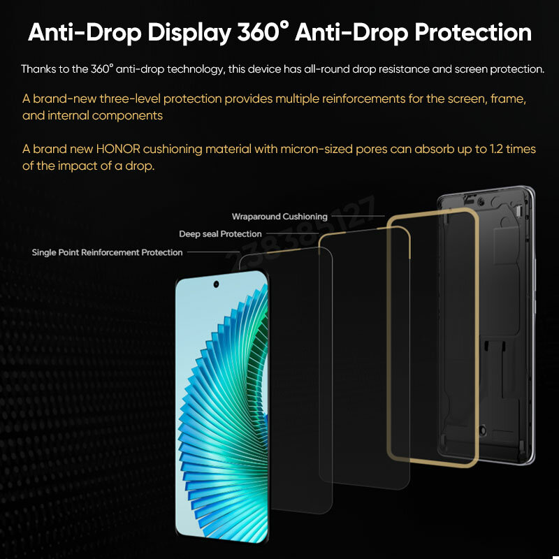 Wersja globalna HONOR Magic6 Lite 5G X9b X50 6.78 "Anti-Drop wyświetlacz 120Hz 108MP potrójne aparaty 2-dniowe baterie Android13 Dual SIM