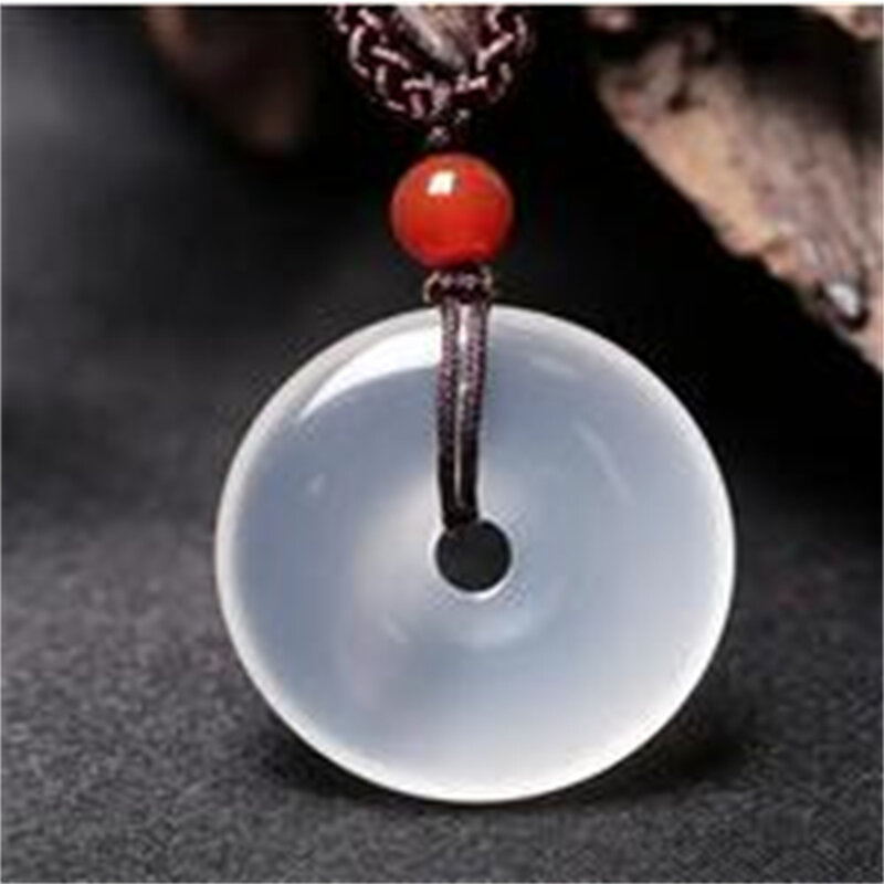 Red new safe buckle pendant crystal pendant jewerly pendant necklace jewelry men and women couple models