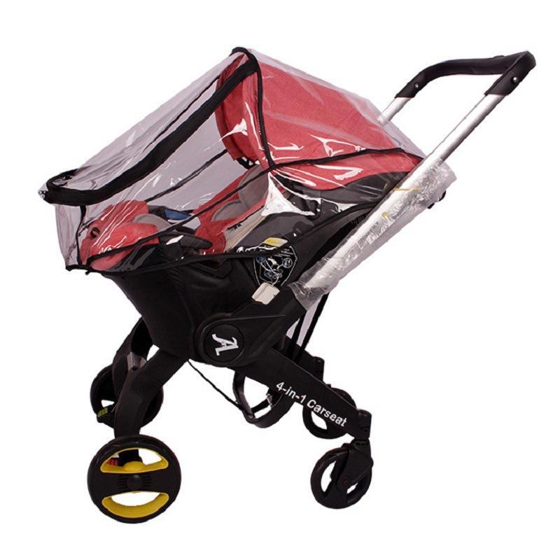 1 buah portabel Universal tahan air penutup hujan angin debu perisai kanopi kereta bayi kursi dorong