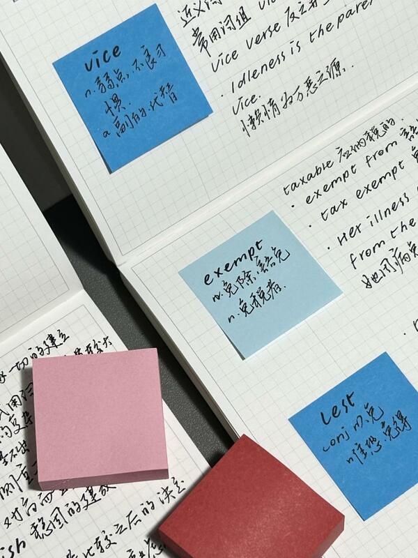 Śliczna Mini kolorowa silna przyczepność kartki samoprzylepne opublikowała ją notatniki naklejki do planowania materiały biurowe szkoły notatnik