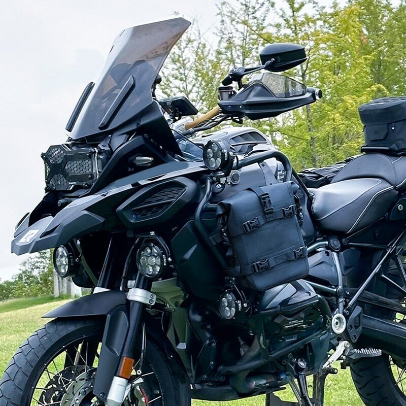 Tylny bagażnik motocyklowy torba do przechowywania pnia wodoodporna torba zderzak motocyklowy z paskiem na ramię