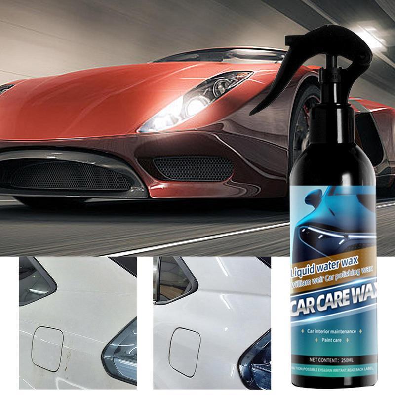 Spray de agente de revestimento automotivo, Spray de limpeza exterior do carro, Resistente ao calor, Cera do cuidado do carro para o automóvel, Durável, Anti-risco, 250ml