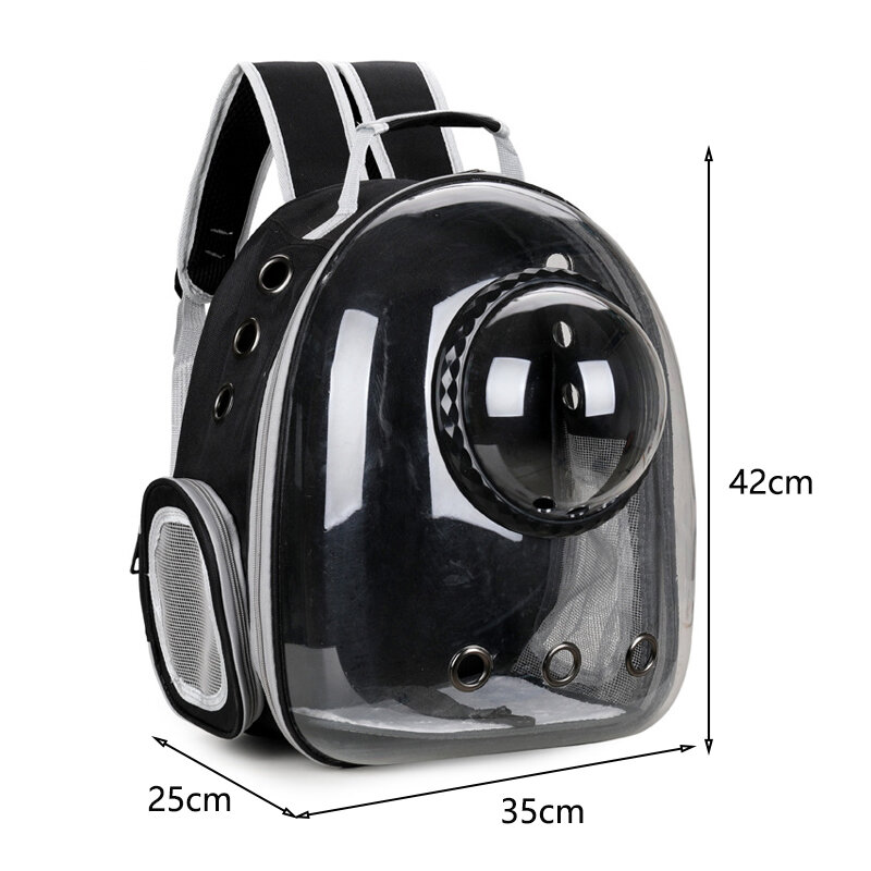 Transparent Cat Carrying Bags Space Breathable Pet Backpack Portable Puppy Pets Backpack Transport Carrier Space Capsule Dog Bag