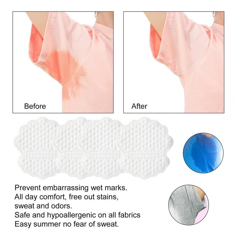 40Pcs Armpit Sweat Pads Fight Hyperhidrosis Underarm Sweat Pads Stay Dry All Day Ultra-thin Invisible Anti-sweat Stickers
