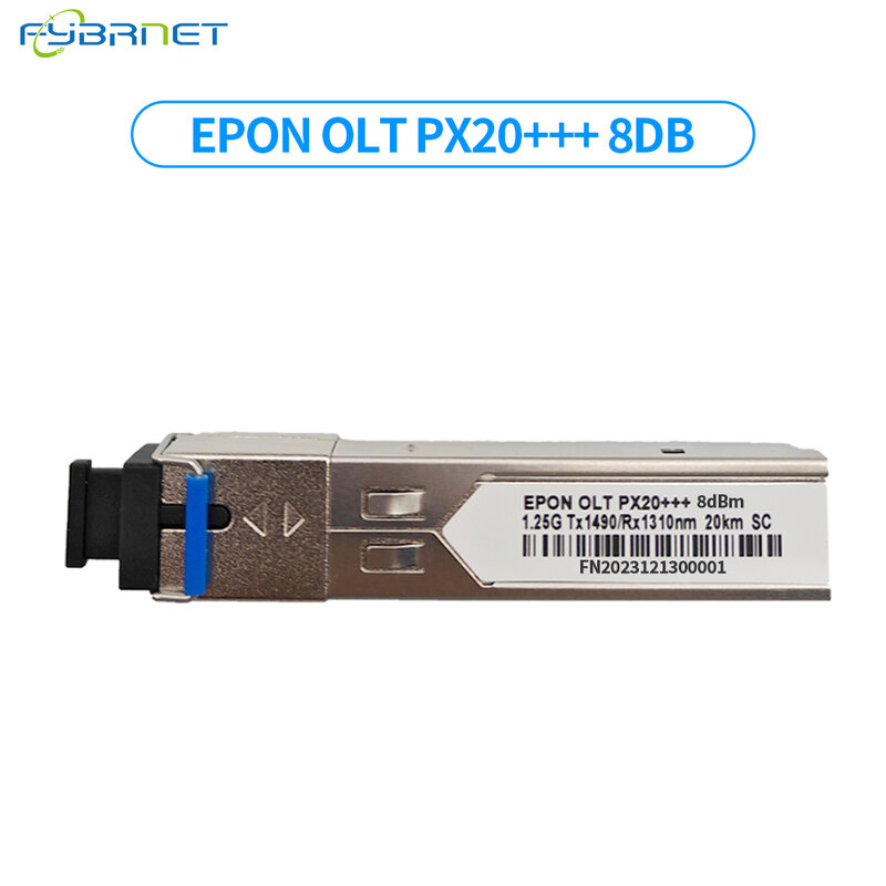 Module fibre optique EPON PX20 +++ 20KM 1.25G, PON Tech 7/8/9db SC, compatible avec 750COM TPLINK Ubiquiti HIOSO VSOL