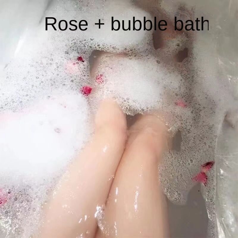 Kelopak mandi kelopak mawar kering, dekorasi mandi kaki bunga asli gelembung mandi kelopak dekorasi pernikahan