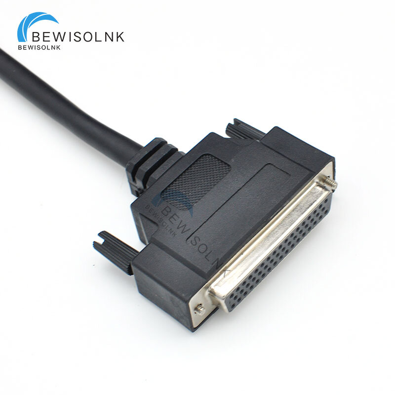 50 pole terminal block with numbering tube Shielded cable DB50 male and female IO 50-pin 0.5M 1M Connection cable Pure copper